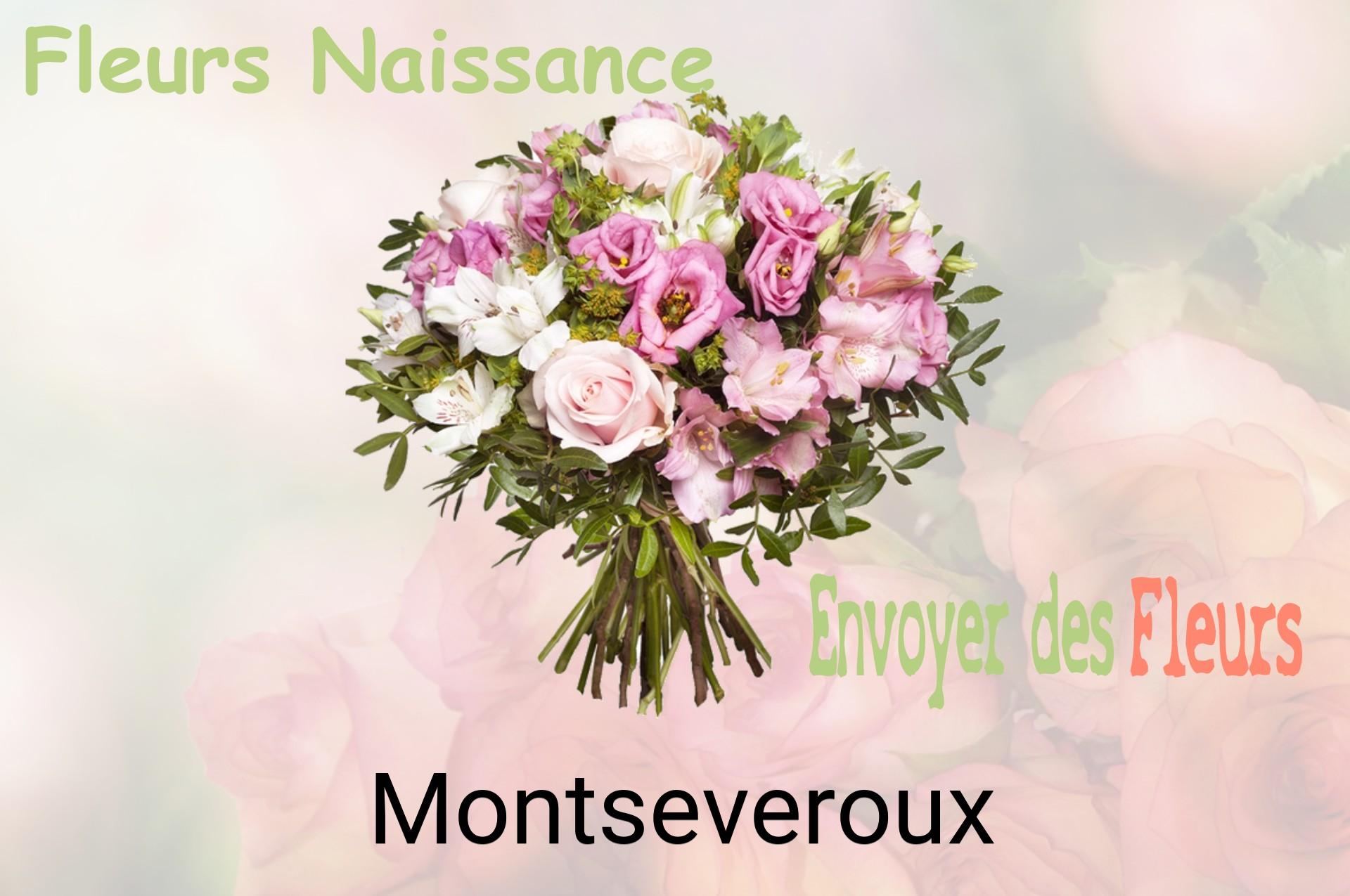 Bouquet de fleurs de naissance livré à Montseveroux